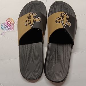 Mens 13 NFL SAINTS SLIDES/SLIPPERS